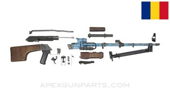 Romanian AES-10B RPK Parts Kit, w/ Barrel, Bipod & Wood Furniture, 7.62x39, *Good*