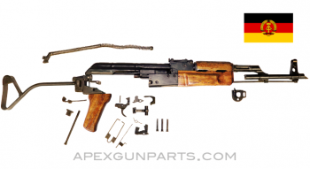 East German AK-47 MPi-KM Parts Kit, Side Folding Stock, Matching-Plus, Wood Furniture, 7.62X39, *Very Good* 