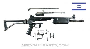 Galil SAR Parts Kit, Side Folder With Polymer Handguards, IMI Israel .223 / 5.56x45 NATO *Good*