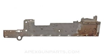 FN MAG58 Side Plate, Left with Top Plate / Rear Sight Base and Bolt Rail *Good* 