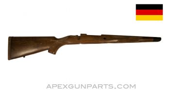 Mauser K98 Magnum Stock, Whitworth, Walnut w/Cheek Rest & Recoil Pad, w/ Trigger Guard cut *Very Good*