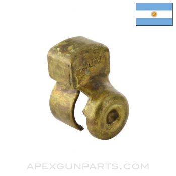 M1891/M93/M95 Argentine Mauser Brass Nosecap / Muzzle Cover, Brass *Good*