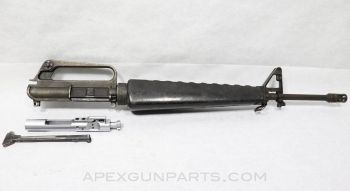 Colt 601 M16 Upper Assembly, 20" Pencil Barrel, Chrome Bolt Assy, Triangle Charging Handle, 5.56x45 NATO *Good*