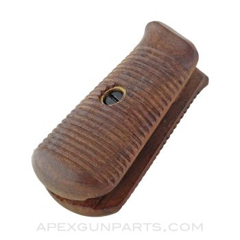 Mauser C96 "Broomhandle" Pistol Grips, Bolo, 20 Grip Lines, Wood *NEW Production*