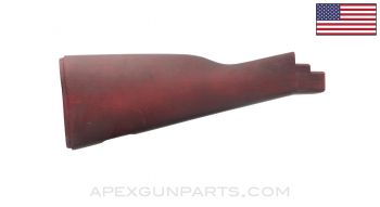 US Made AKM Buttstock, Russian Red, No Hardware, 922(r) Compliant, *NOS*