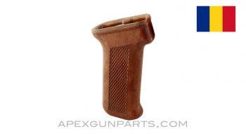 Romanian AKM Pistol Grip, Orange Plastic *Very Good*