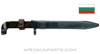 Bulgarian AK-47 Bayonet & Scabbard, Type 1, *Fair* 