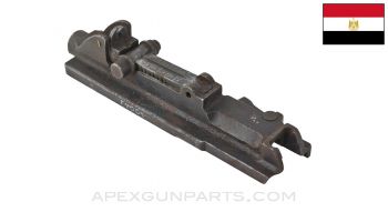 Egyptian FN49 Receiver Cover & Rear Sight, w/o Locking Key, 8mm Mauser *Good*