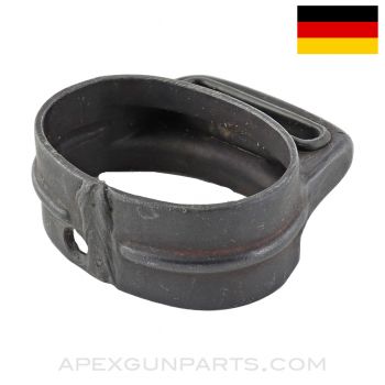 German K98k Mauser Lower Barrel Band w/ Screw Hole, Stamped Welded *Excellent*