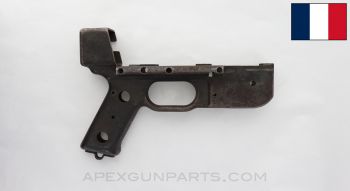 French MAT-49 Project Lower Receiver, Stripped, Missing Stock Guide *Fair*