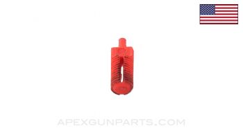 AK Front Sight Post, Red Plastic, Dirty, *NEW*