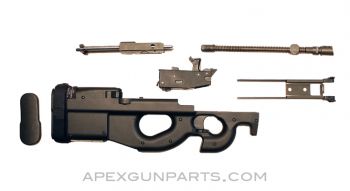FN P-90 Parts Kit with Original Barrel, Select Fire, 5.7x28mm, Black, *Very Good* 