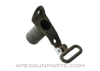 1918 BAR Rear Sling Mount Assembly, Early Style, Machined for Monopod, Parkerized, *Good* 
