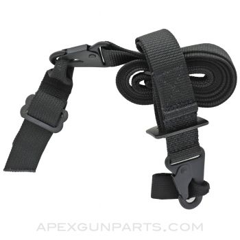  SMG / Carbine Tactical 2-Point Weapon Sling, Black *NOS*