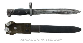 CETME Model C Bayonet and Scabbard, Type 2, *Fair to Good*