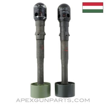 Hungarian PGR Inert Trainer Anti-Personnel Rifle Grenade, Cracked Fin *Good* 