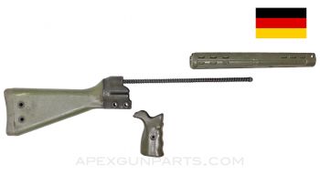 G3 / HK91 Stock Assembly with Handguard & Grip, Green *Very Good* 