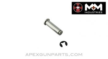 AK-47 / AK-74 Rivetless Magazine Release Axis Pin & E-clip, Stainless Steel, US Made by M+M, *NEW* 