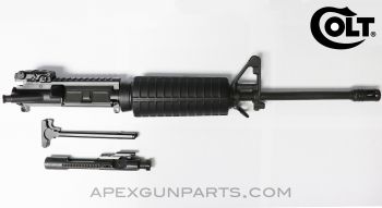 Colt M4 Carbine Upper Assembly, 16" Pencil BBL, w/ Bolt & Charging Handle, Mbus Rear Sight, 5.56X45 NATO *NEW* 