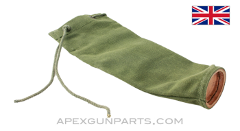 Lee-Enfield Rifle Muzzle Cover, OD Green Canvas *Very Good* 