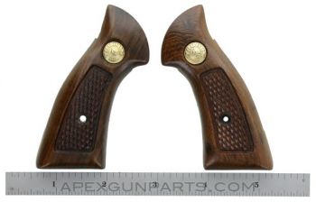Taurus Revolver Wood Grips, Small Frame, Square Butt, Service *NOS*