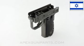 UZI F / A Fire Control Grip Assembly, German Issue Markings (D.E.S), No Sear Assembly *Very Good*