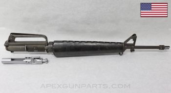 Colt 601 M16 Upper Assembly, 20" Pencil Barrel, 3-Prong "Duckbill" Flash Hider, Chrome Bolt Assembly, Gray Finish, 5.56x45 NATO *Very Good*