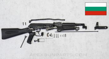 Bulgarian AK-74 Parts Kit, Polymer Furniture, Black, 5.45x39 *Very Good* 