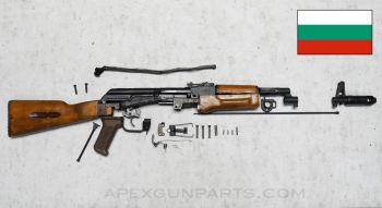 Bulgarian AK-74 Parts Kit, Wood Furniture, Matching Trunnion/Bolt/Carrier, 5.45x39 *Very Good* 