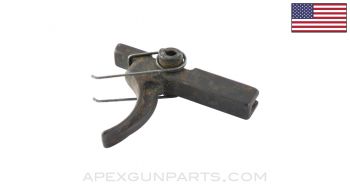 M16A1 Trigger w/ Trigger Spring and Disconnector Spring, *Good*