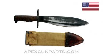 M1917 Bolo Knife and Scabbard, 1918 Plumb, *Fair* 