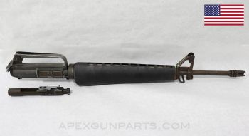 Colt 604 M16 Upper Assembly, 20" Barrel, 3-Prong Flash Hider, 1/12 Twist Rate, 1964-1967, 5.56 NATO *Good* 