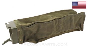 M60 / M60A1 Coax Spent Link & Brass Catcher, Green Canvas, 7.62  *Good* 