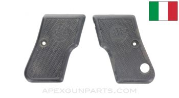 Beretta 950B Grip Panel Set, Black Plastic *Good*