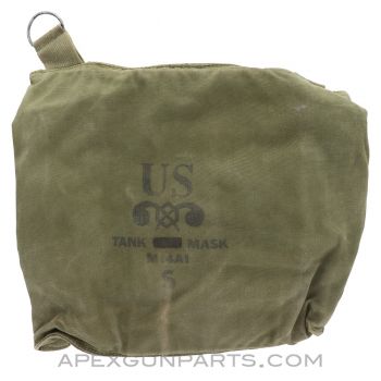 US M14A1 Tank Gas Mask Bag *Very Good*