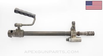 M249 SAW Paratrooper Barrel Assembly, 14", Complete w/ Carry Handle, Chrome Lined, 5.56x45/.223 *Very Good* 