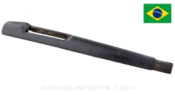 Brazilian 1908 Mauser Handguard w/ Clip, 13.375', Wood  *Good*