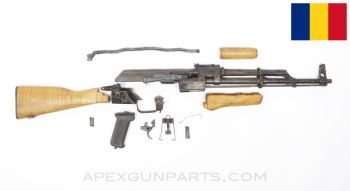 Romanian SAR-1 Parts Kit, w/Populated Barrel Assembly, 16", Chrome Lined, Sporter, 7.62x39 *Fair*