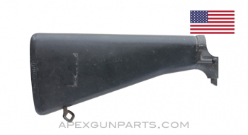 Colt M16A1 Buttstock Assembly, Type E, w/Late Colt Buffer Tube & A2 Buttplate, Sold *As Is* 