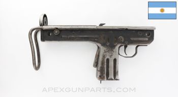 Argentine FMK-3 SMG Fire Control Group w/ Wire Stock *Good*