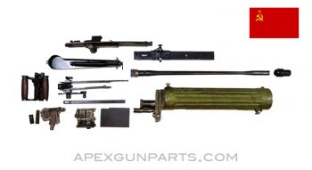 Maxim Machine Gun Parts Kit, With Barrel, Soviet, 7.62X54r, *Good* 