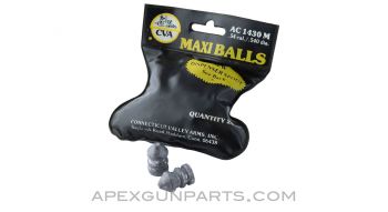Maxi Balls .54 Cal Bullets, .540 Diameter, CVA AC1430M, Pack of 20 *NIW*