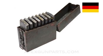 MG-13 Magazine Can with 8 25rd Magazines *Fair*