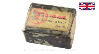 Enfield #4 Rifle Bolt Release Stop Plate, Box of 10 *NOS*