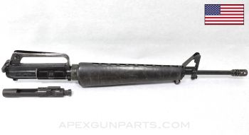 Colt 604 M16 Upper Assembly, 20" Pencil Barrel, Triangle Handguards, Refinished, 5.56 NATO *Good*