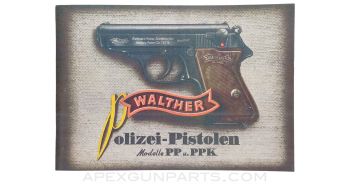 Walther PP/PPK Operator's Manual, Reprint of 1937 Original, Paperback, *NEW*