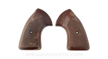 Colt Detective Special Grips, Wide, Wood *Good*