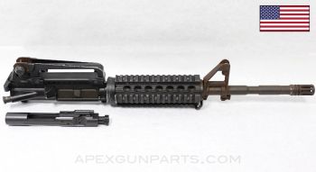 Smith & Wesson M&P 15 / AR-15 Upper Assembly, 14.5" Barrel, Quad Rail Hanguards, F/A Bolt Carrier Assembly, 5.56X45 NATO *Good/Rusty* 