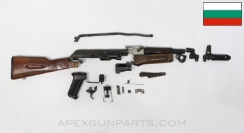 Bulgarian / Romanian AK-74 Hybrid Parts Kit, Wood Stock Set, Semi-Auto, 5.45x39, *Good*