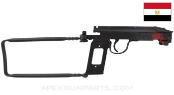 Egyptian Port Said Lower Grip Frame And Folding Stock, NO Grip Panels *Good* 